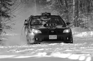 Matt James / Abbey James Subaru Impreza on SS1.