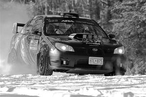 Matt James / Abbey James Subaru Impreza on SS1.