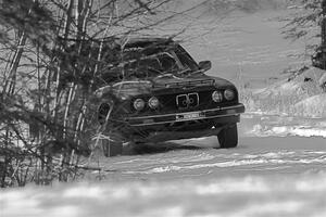 Levi Johnson / Josh Nykanen BMW 325e on SS1.