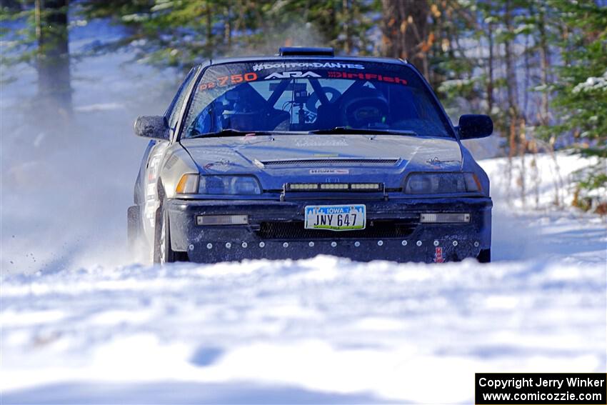 Nick Lyle / Kevin Dobrowolski Honda Civic Si on SS1.