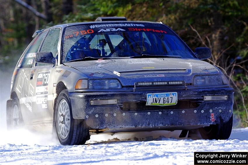 Nick Lyle / Kevin Dobrowolski Honda Civic Si on SS1.