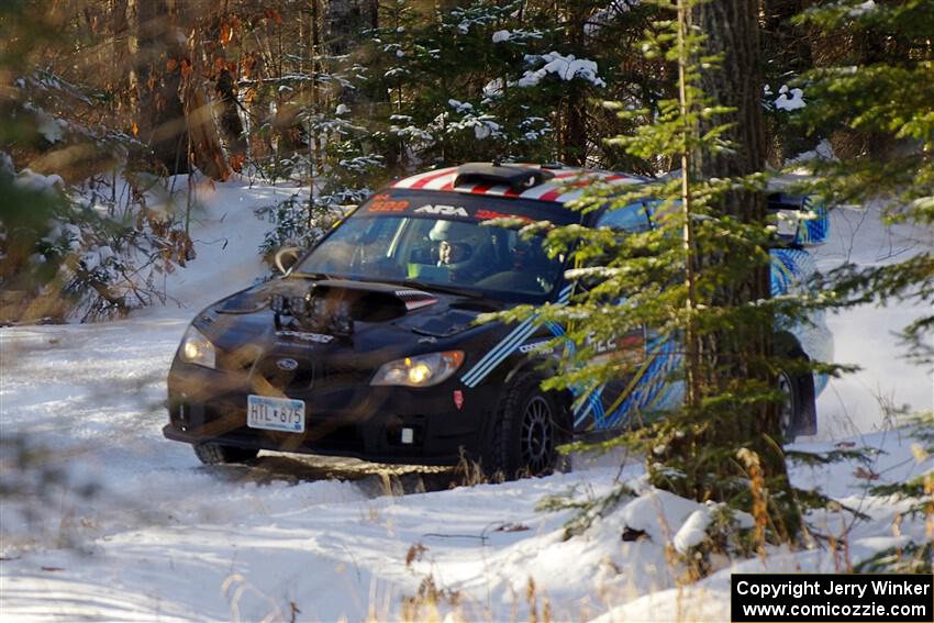 Matt James / Abbey James Subaru Impreza on SS1.