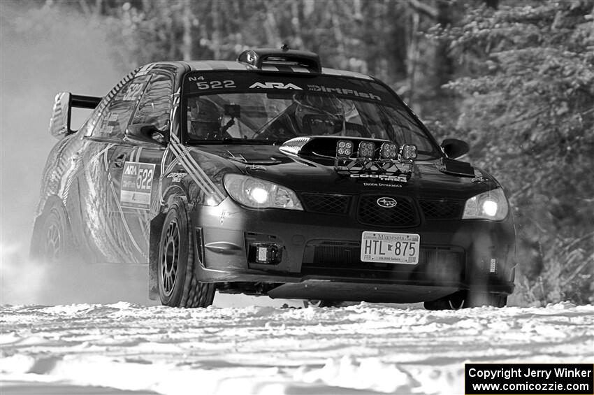 Matt James / Abbey James Subaru Impreza on SS1.