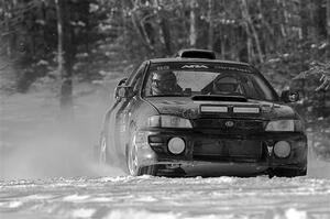 Jacob Kohler / Bill Codere Subaru Impreza on SS1.