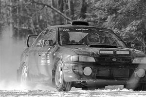 Jacob Kohler / Bill Codere Subaru Impreza on SS1.