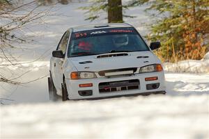 Jack Nelson / Jessica Nelson Subaru Impreza on SS1.