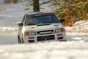 Jack Nelson / Jessica Nelson Subaru Impreza on SS1.