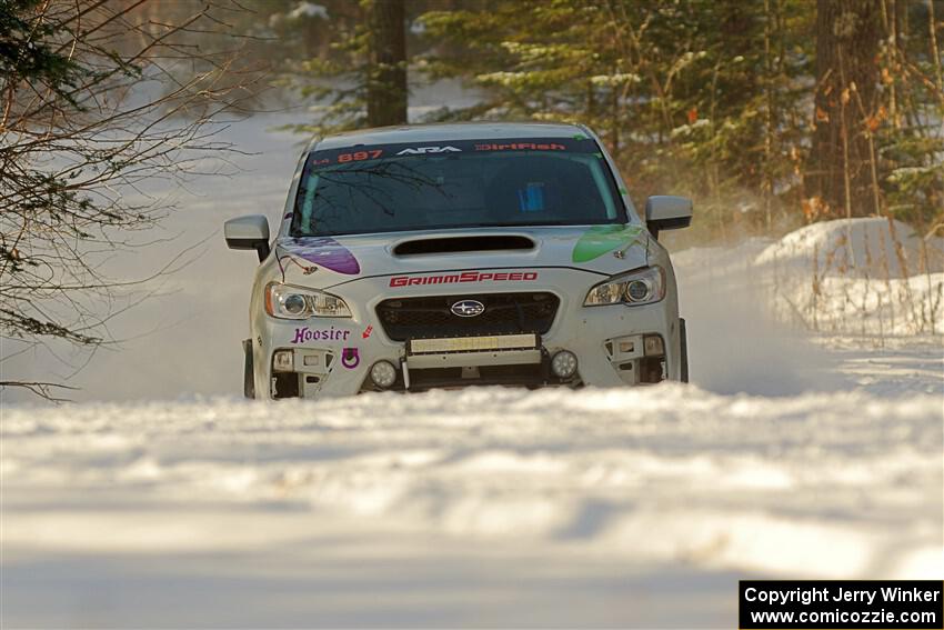 Jamey Randall / Geoff Youngdahl Subaru WRX on SS1.