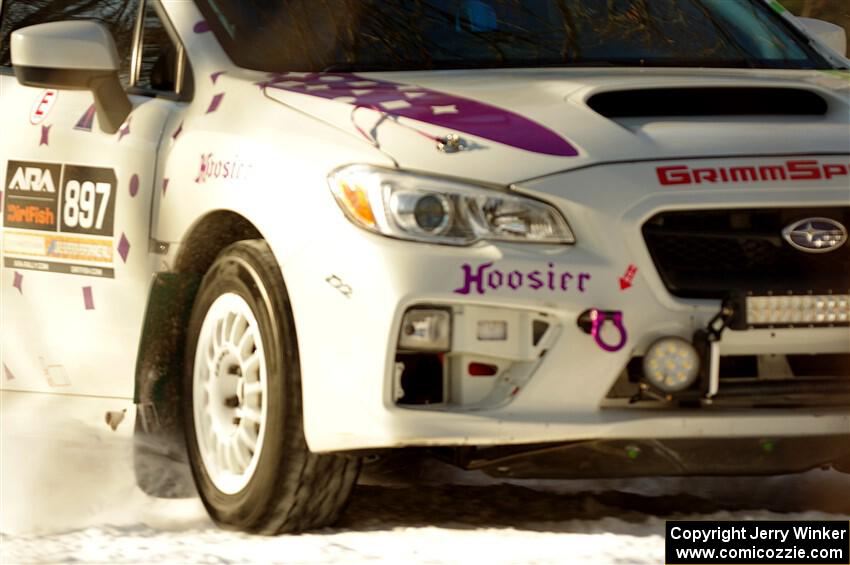 Jamey Randall / Geoff Youngdahl Subaru WRX on SS1.