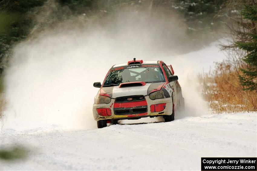 Gabe Jacobsohn / R.J. Kassel Subaru WRX STi on SS3.