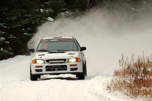 Jack Nelson / Jessica Nelson Subaru Impreza on SS3.