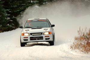 Jack Nelson / Jessica Nelson Subaru Impreza on SS3.