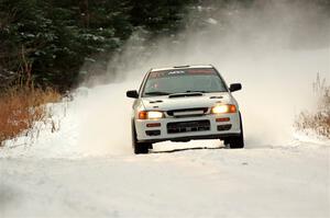 Jack Nelson / Jessica Nelson Subaru Impreza on SS3.