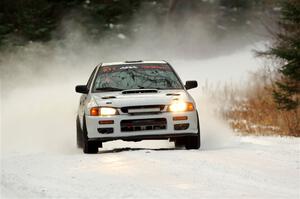 Jack Nelson / Jessica Nelson Subaru Impreza on SS3.