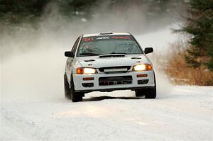 Jack Nelson / Jessica Nelson Subaru Impreza on SS3.