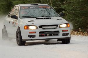 Jack Nelson / Jessica Nelson Subaru Impreza on SS3.