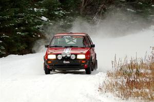 Nino Ortega / Neil CarlinSchauer VW GTI on SS3.