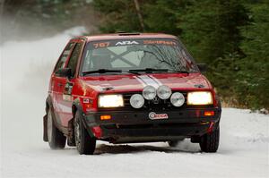 Nino Ortega / Neil CarlinSchauer VW GTI on SS3.