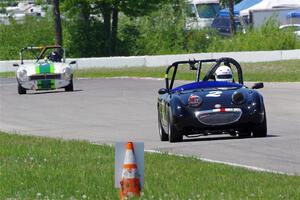 Phil Schaefer's Austin-Healey Sprite and Steve Nichols' MGB