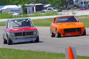 Erik Dieterle's BMW 2002 and Tim Homes' Datsun 240Z