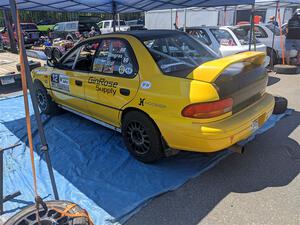 Steve Gingras / Lynn Wolf Subaru Impreza before the event.