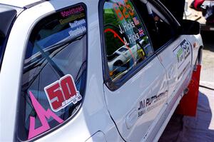 Aidan Hicks / John Hicks Subaru Impreza Wagon before the event.