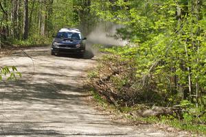 John Farrow / Peter Farrow Subaru WRX on SS1, Parkway I.