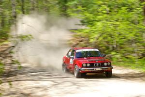 Levi Johnson / Matt Nykanen BMW 325e on SS1, Parkway I.