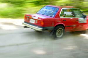 Levi Johnson / Matt Nykanen BMW 325e on SS1, Parkway I.