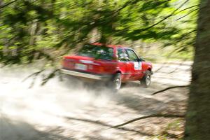 Levi Johnson / Matt Nykanen BMW 325e on SS1, Parkway I.