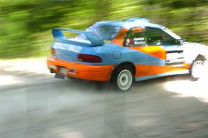 Tyler Matalas / Dustin Sharkozy Subaru Impreza LX on SS1, Parkway I.