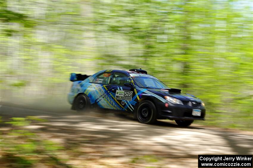 Matt James / Jackie James Subaru Impreza on SS1, Parkway I.