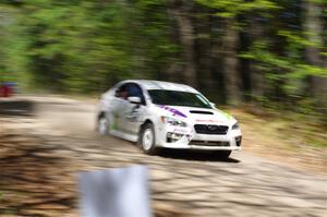 Jamey Randall / Andrew Rausch Subaru WRX on SS1, Parkway I.