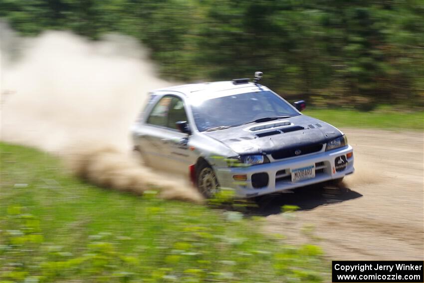 Aidan Hicks / John Hicks Subaru Impreza Wagon on SS2, Blue TraiI I.