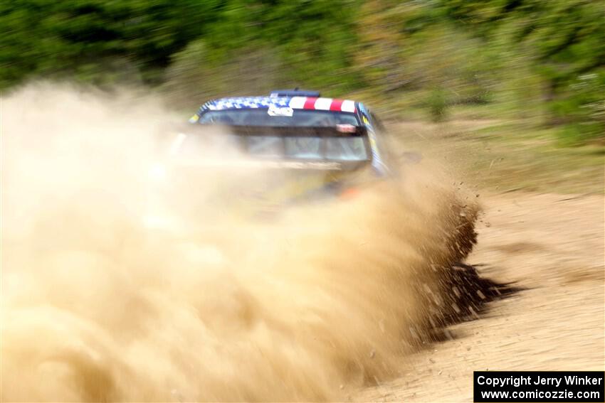 Matt James / Jackie James Subaru Impreza on SS2, Blue TraiI I.