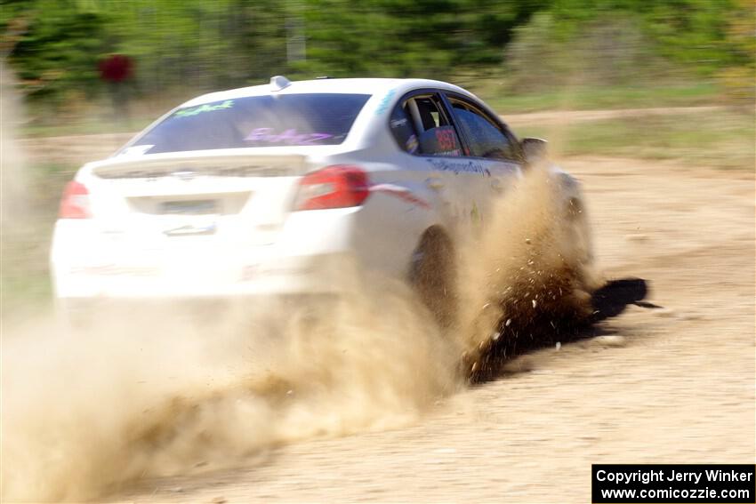 Jamey Randall / Andrew Rausch Subaru WRX on SS2, Blue TraiI I.