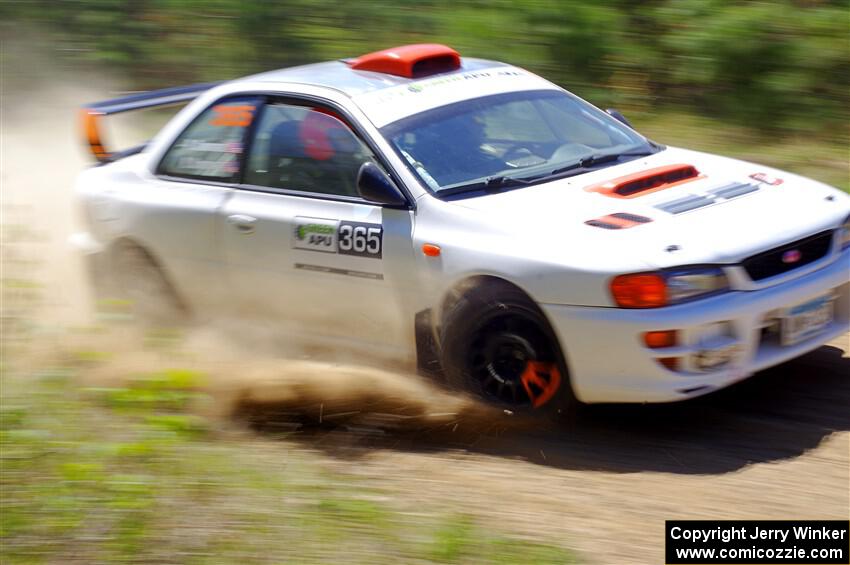 Richard Donovan / Greg Donovan Subaru Impreza on SS2, Blue TraiI I.