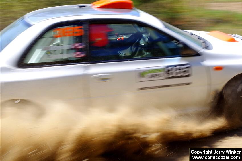 Richard Donovan / Greg Donovan Subaru Impreza on SS2, Blue TraiI I.