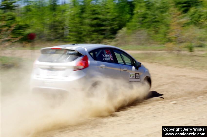 John Wolff / Boyd Smith Ford Fiesta on SS2, Blue TraiI I.