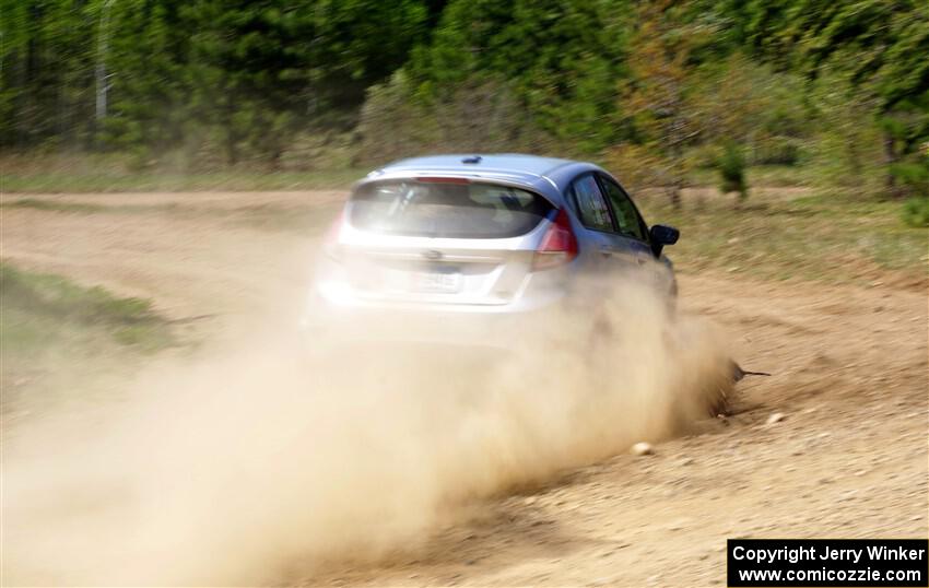 John Wolff / Boyd Smith Ford Fiesta on SS2, Blue TraiI I.