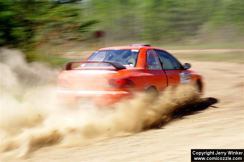 Travis Mattonen / Josh Kemp Subaru Impreza on SS2, Blue TraiI I.