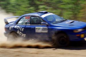 Corey Morris / Josh Nykanen Subaru Impreza on SS2, Blue TraiI I.