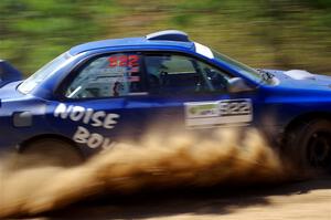 Corey Morris / Josh Nykanen Subaru Impreza on SS2, Blue TraiI I.