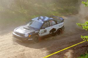 John Farrow / Peter Farrow Subaru WRX on SS4, Parkway II.
