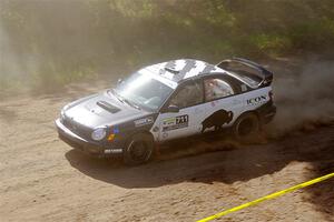 John Farrow / Peter Farrow Subaru WRX on SS4, Parkway II.