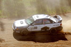 John Farrow / Peter Farrow Subaru WRX on SS4, Parkway II.