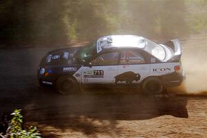 John Farrow / Peter Farrow Subaru WRX on SS4, Parkway II.