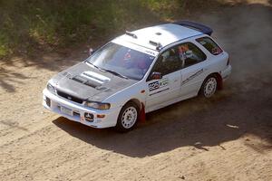 Aidan Hicks / John Hicks Subaru Impreza Wagon on SS4, Parkway II.