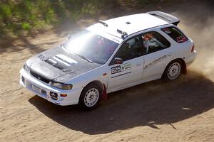 Aidan Hicks / John Hicks Subaru Impreza Wagon on SS4, Parkway II.