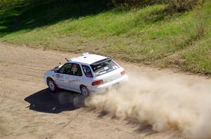 Aidan Hicks / John Hicks Subaru Impreza Wagon on SS4, Parkway II.